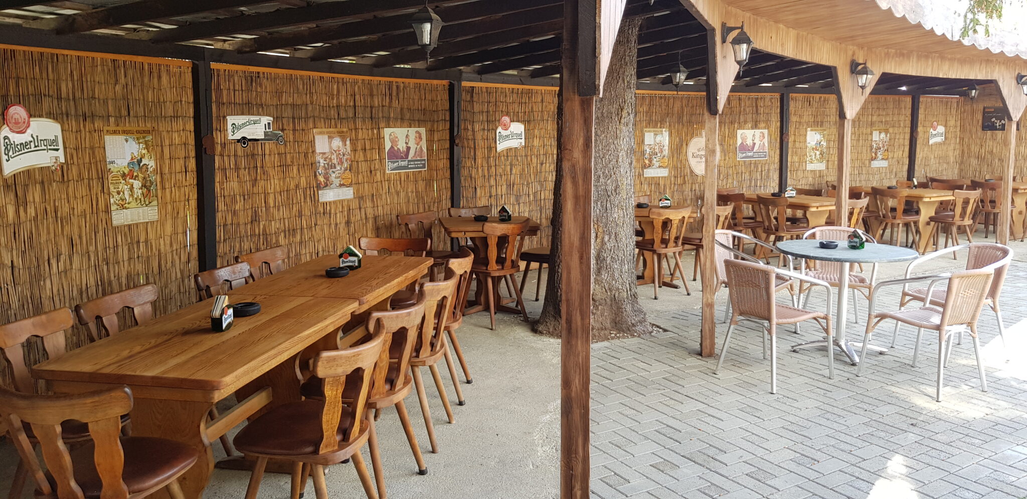 Venkovní terasa pro letní měsíce